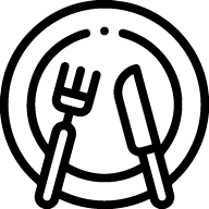 Logo eines Speisetellers